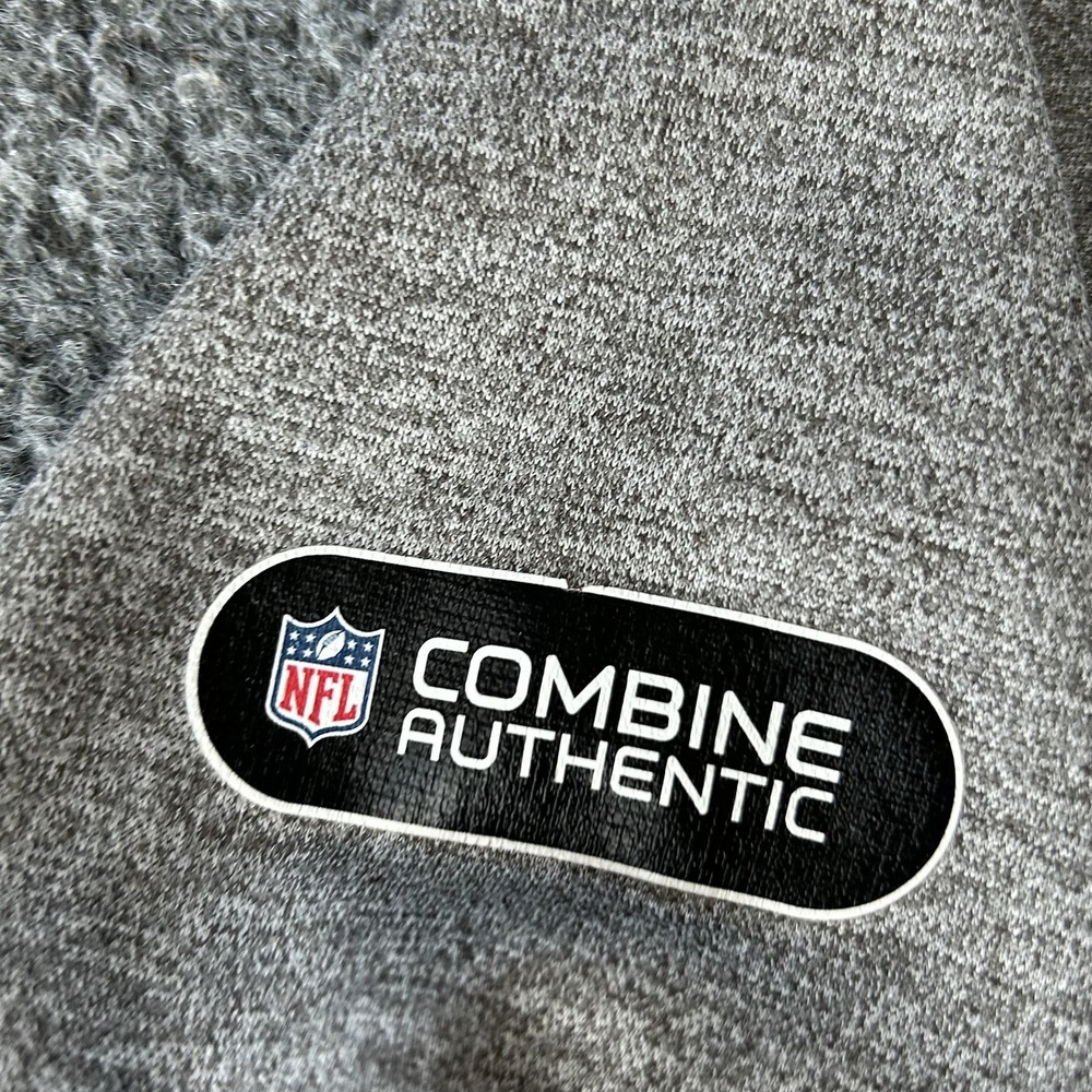Minnesota Vikings Hoodie Mens Large Gray NFL Combine Under Armour Sweatshirt - Picture 5 of 11